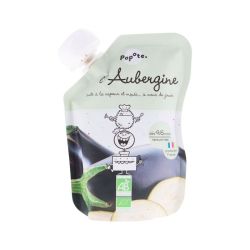 Popote gourde l'aubergine purée dès 4/6 Mois Bio 120 g