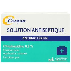 Chlorhexid Cooper 0,5% S A Cut 12Unidoses/5Ml