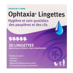 Ophtaxia Lingette Hygiene/Soin 20