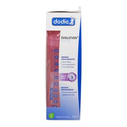 Bib Dodie Evol+ T/Sil 3Vit Rose330