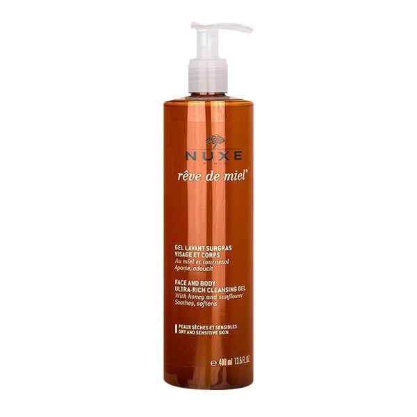 Nuxe Reve De Miel Gel Lavant Surgras 400Ml