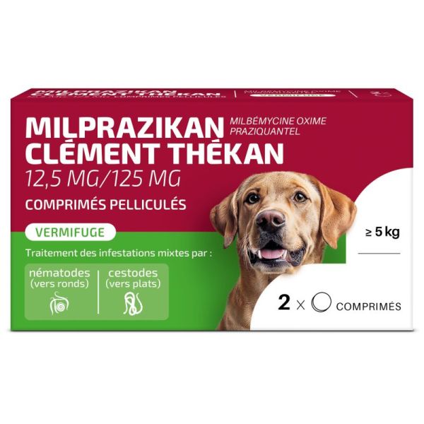 Milprazikan Vermifuge Chien Cpr 2