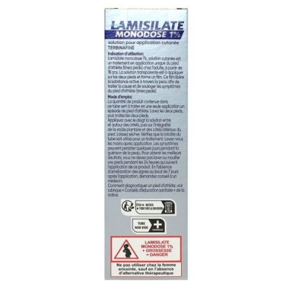 Lamisilate Monodose 1% Sol Tub 4G