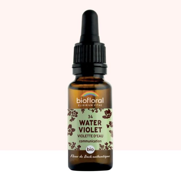 Fleur de Bach n°34 Water Violet, Violette d'eau - 20 ml