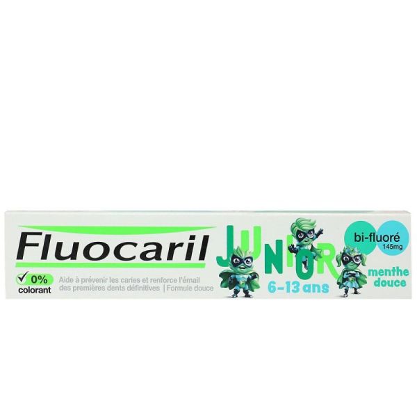 Fluocaril Junior Gel Menthe 75Ml
