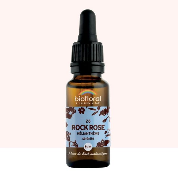 Fleur de Bach n°26 Rock Rose, Hélianthème - 20 ml