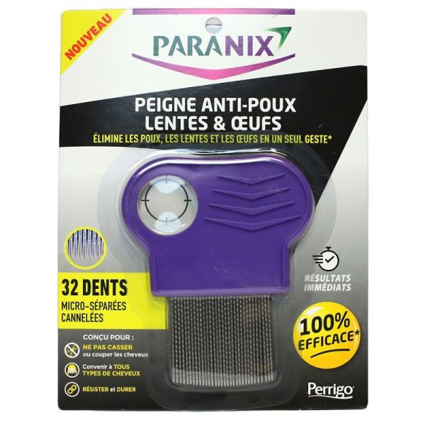 Paranix Peigne A/Poux Lente&Oeuf
