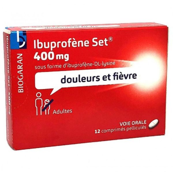 Ibuprof Set 400Mg Cpr Pell Plq/12
