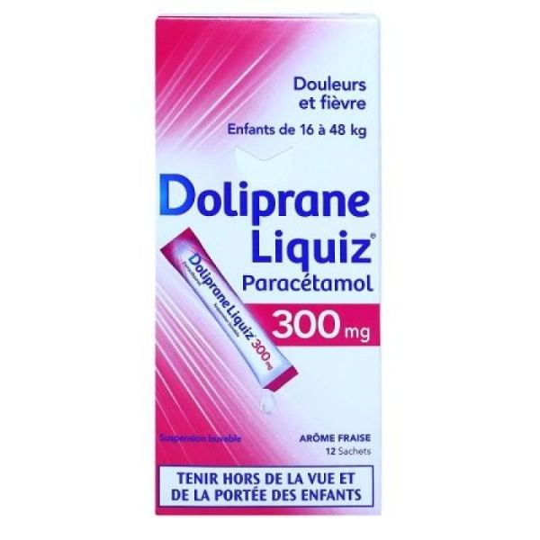 Dolipraneliquiz 300Mg Sachet S/S12