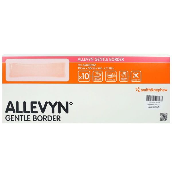Allevyn Gent Bord Pans Hydroc 10X30Cm B/10