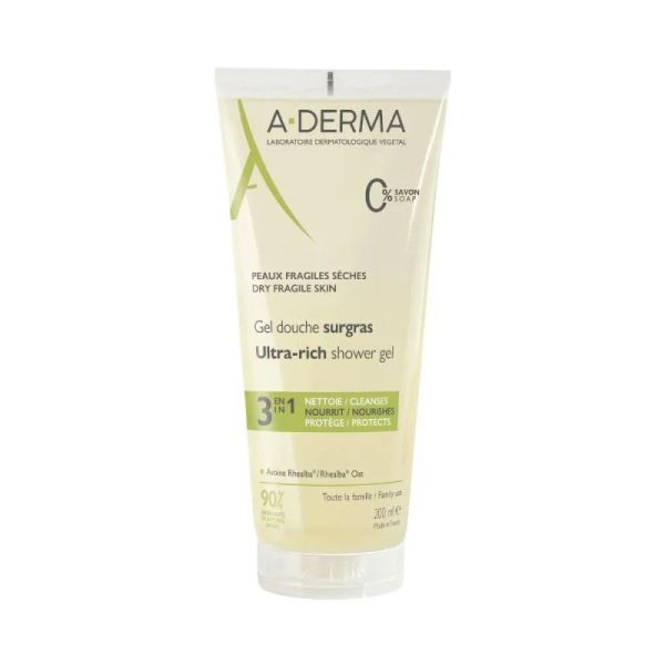A-Derma Indisp Gel Dch Surg 200Ml