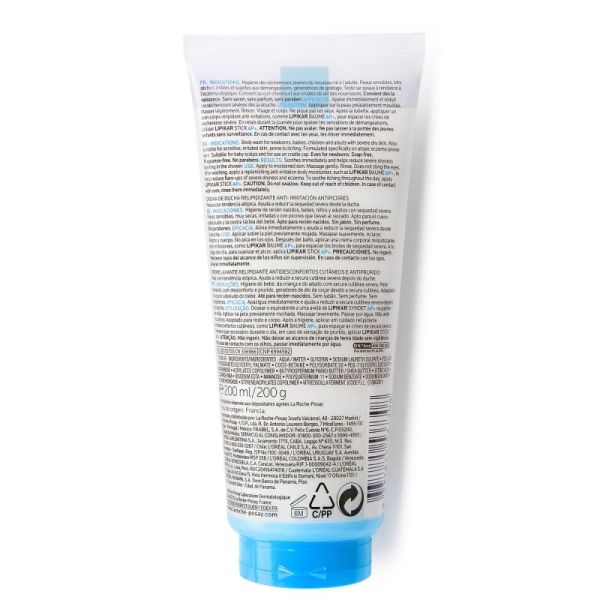 Lipikar Syndet Ap + Cr Lavante T/200Ml