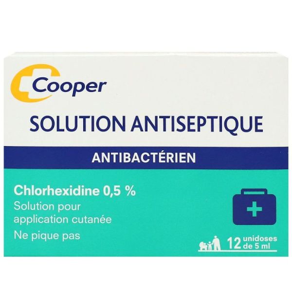 Chlorhexid Cooper 0,5% S A Cut 12Unidoses/5Ml