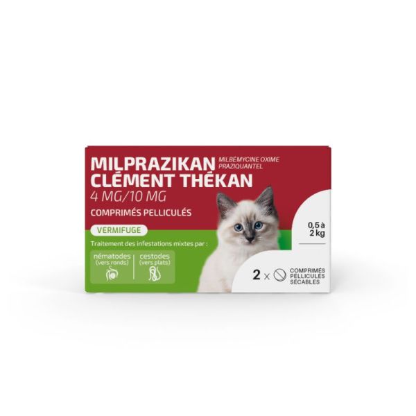 Milprazikan 4Mg/10Mg Chaton Cpr2