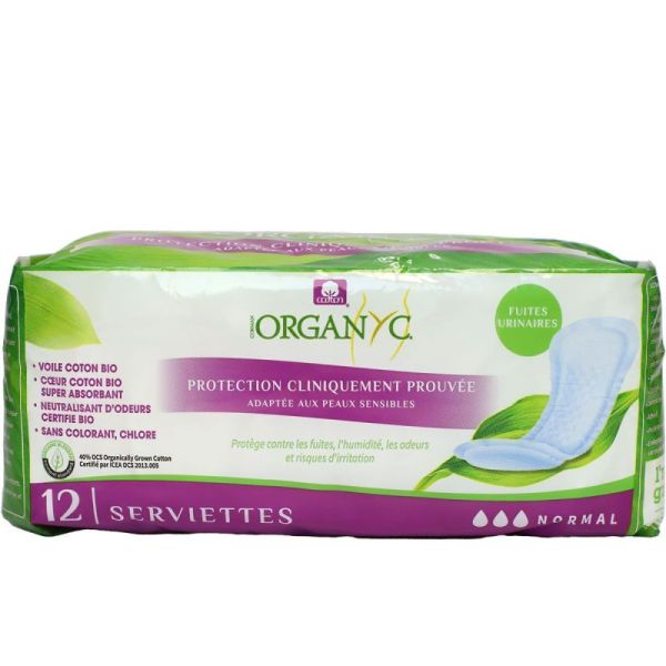 Organyc Inco Servi Normal X12