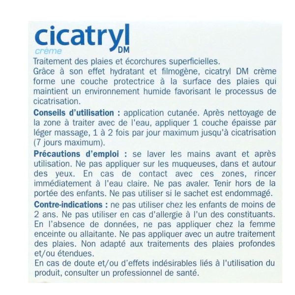 Cicatryl Dm Cr Sachet 2G 10