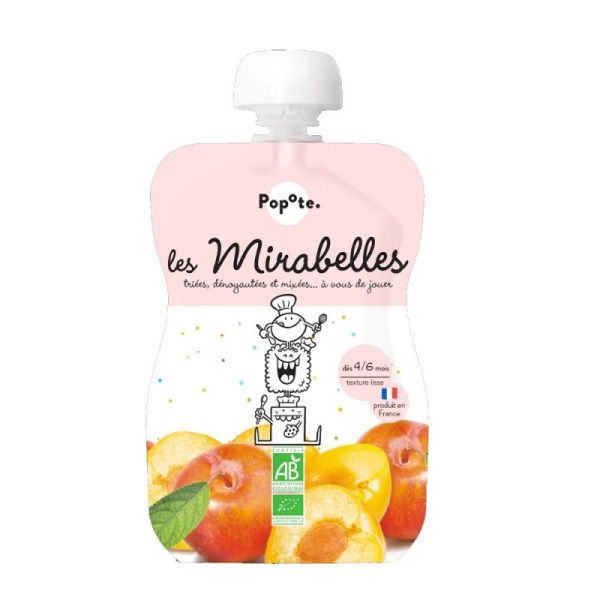Popote Compote Mirabelle 120G