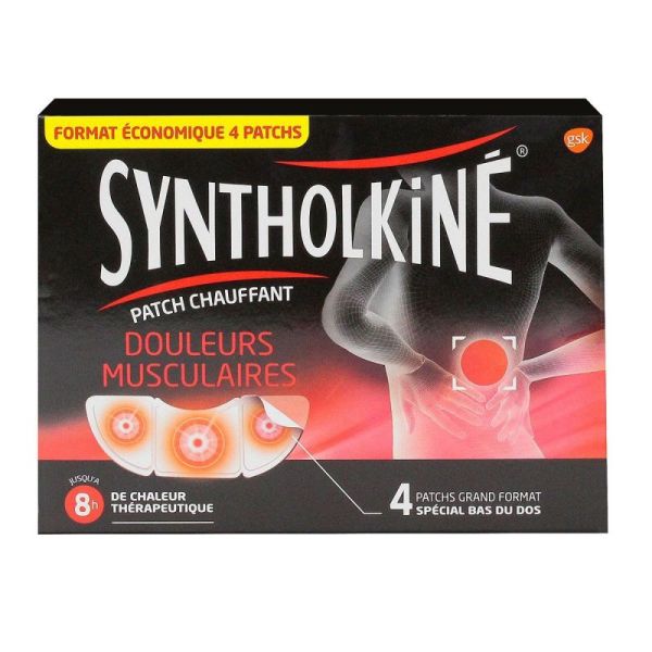 Syntholkiné Patch Chauff 8H Doul Musc Gf B/4