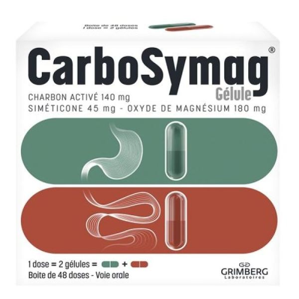 Carbosymag Gelule 48X2