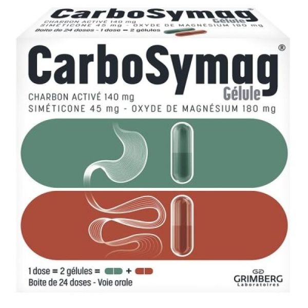 Carbosymag Gelule 24X2