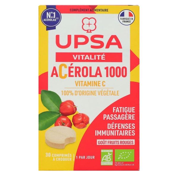 Upsa Acerola 1000 Bio Cpr Croq 30
